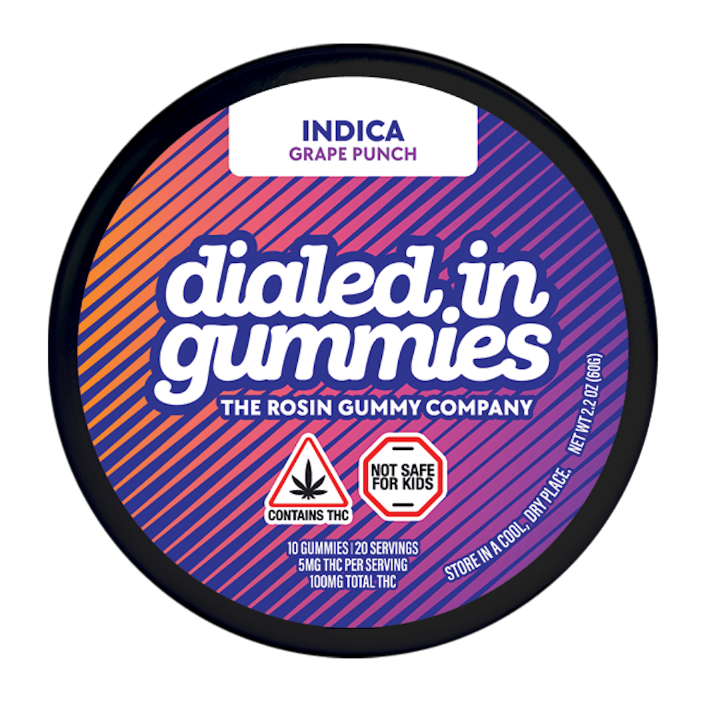 Product Grape Punch - Rosin Gummies - 100MG