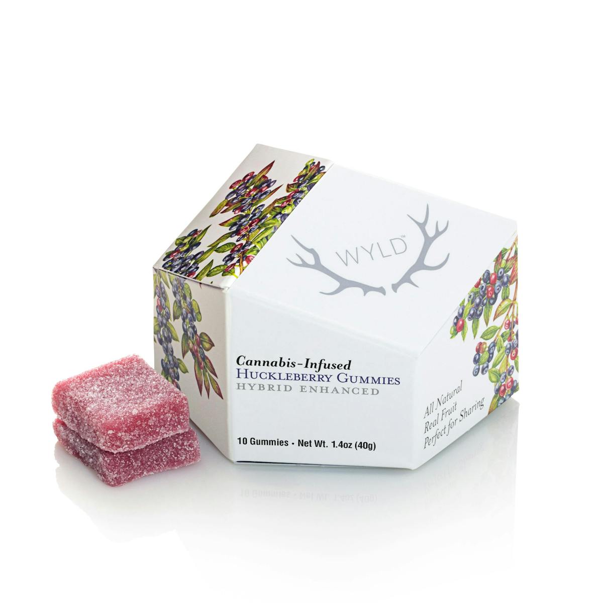 Photo of WYLD Huckleberry 100mg 10pk Gummies