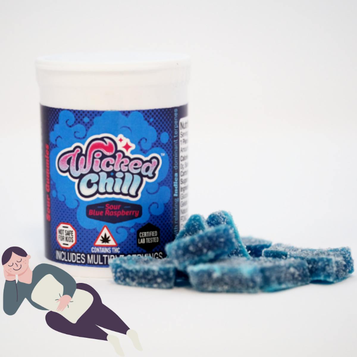 Image of Wicked Chill Blue Raspberry