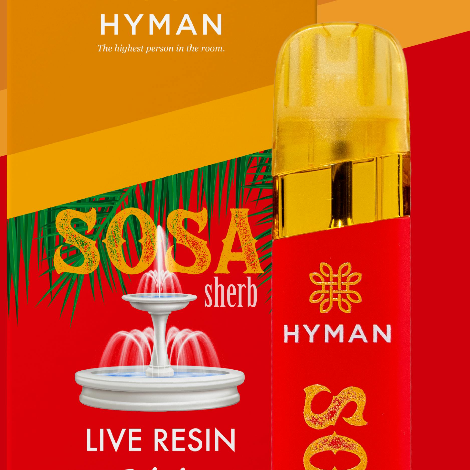 Hyman | Stylus | Sosa Sherb | 1G Live Resin Disposable