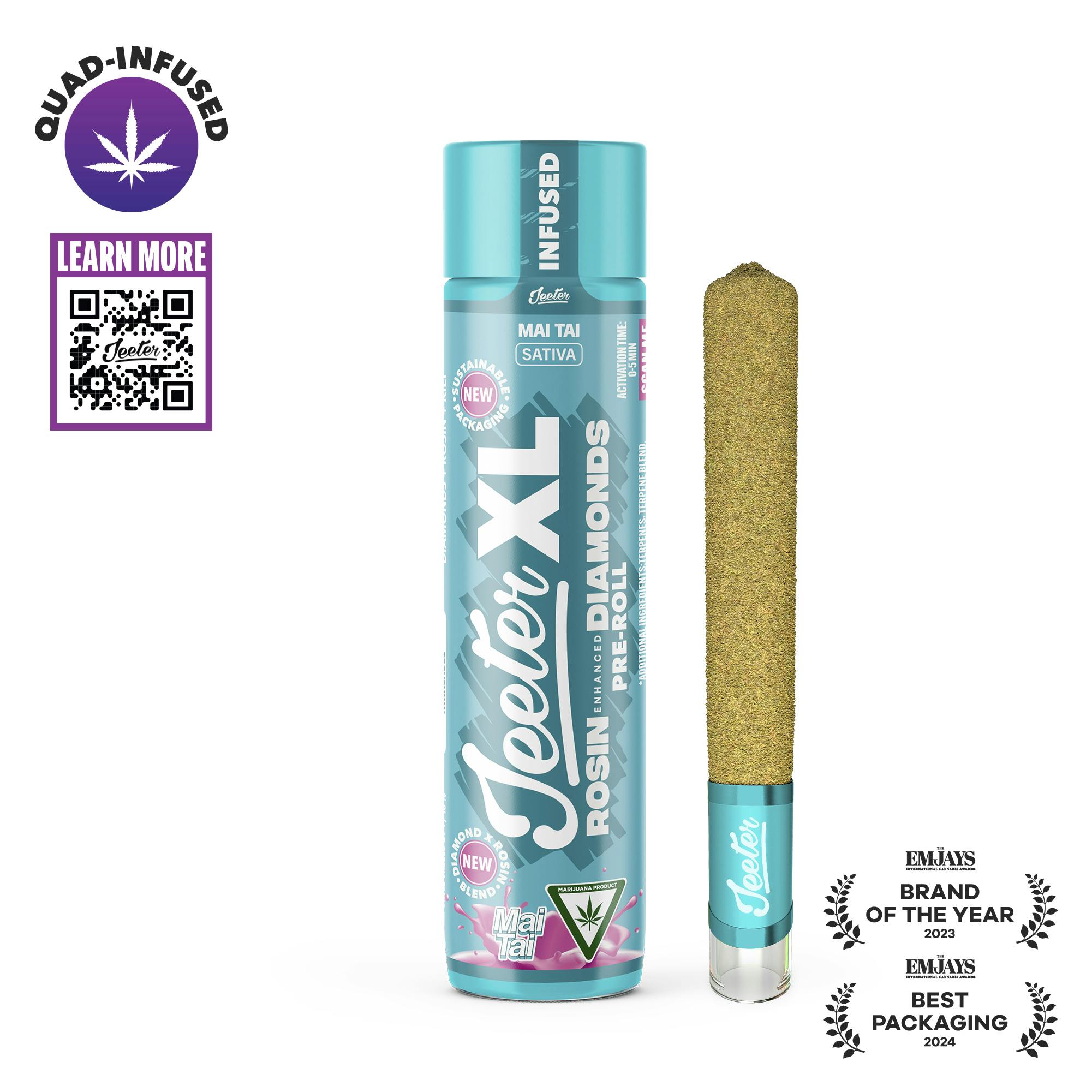 Jeeter | Mai Tai | Infused XL Pre-roll | 2g | Sativa