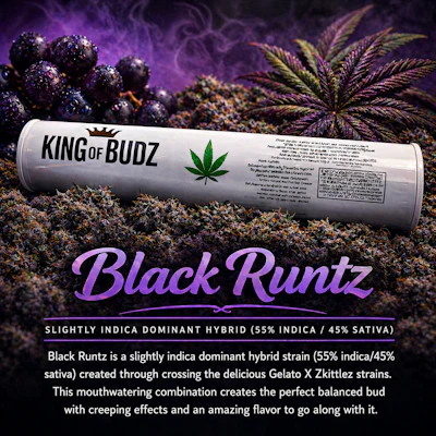 KOB -  1g Preroll - Black Runtz