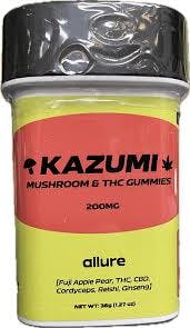 Product: KAZUMI I FUJI APPLE PEAR - ALLURE | 50MG CBD / 200MG THC | 10PC | MUSHROOM & THC GUMMIES