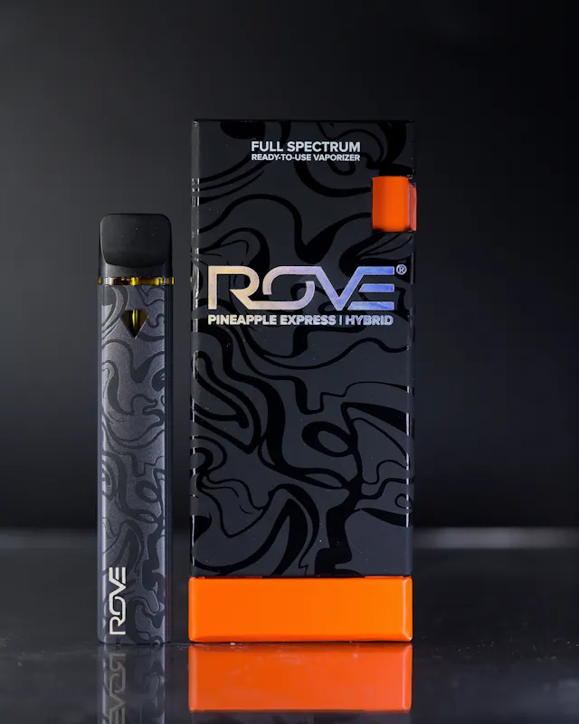 Rove Disposable Live Resin Diamond Pineapple Express 1g (hybrid, live resin disposable)