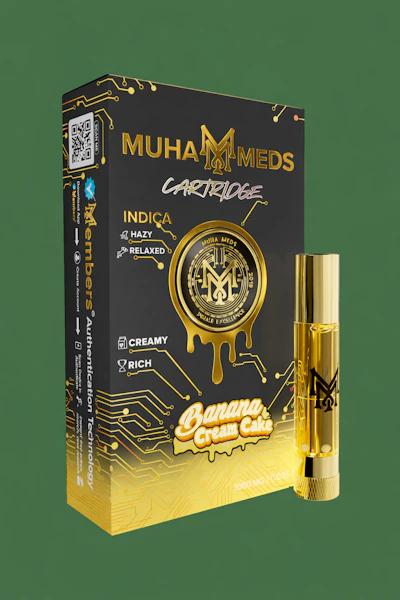 Muha Meds - 1g Cart - Banana Cream Cake