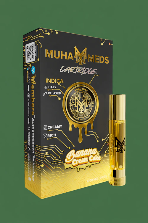 Muha Meds - 1g Cart - Banana Cream Cake