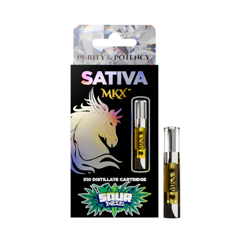 MKX 1 Gram 510 Thread Carts – Sour Diesel (Sativa)-active