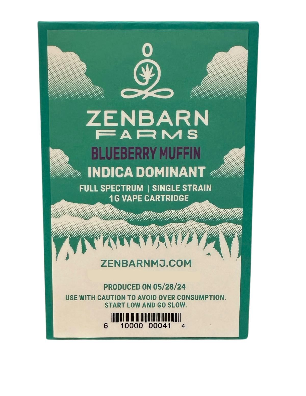 Image of Blueberry Muffin | 1g Full Spectrum Cartridge