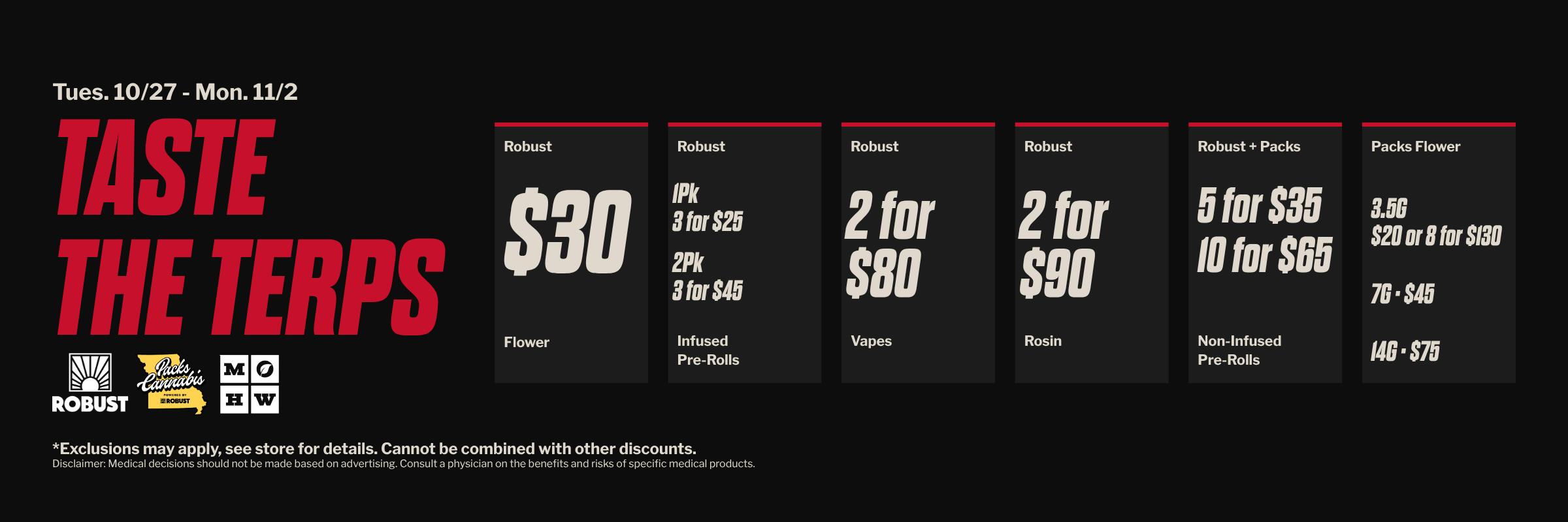 robust/packs