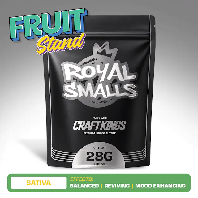 Craft Kings Royal Smalls Fruit Stand 28g (sativa, small buds)