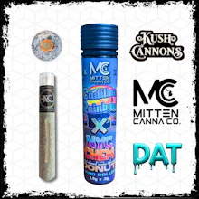 Kush Cannons - 1.8g Rosin Infused Donut - Cadillac Rainbow x NYC Chem