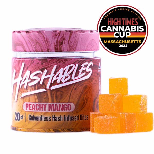 Peachy Mango | Gummies | 100mg | Hashables