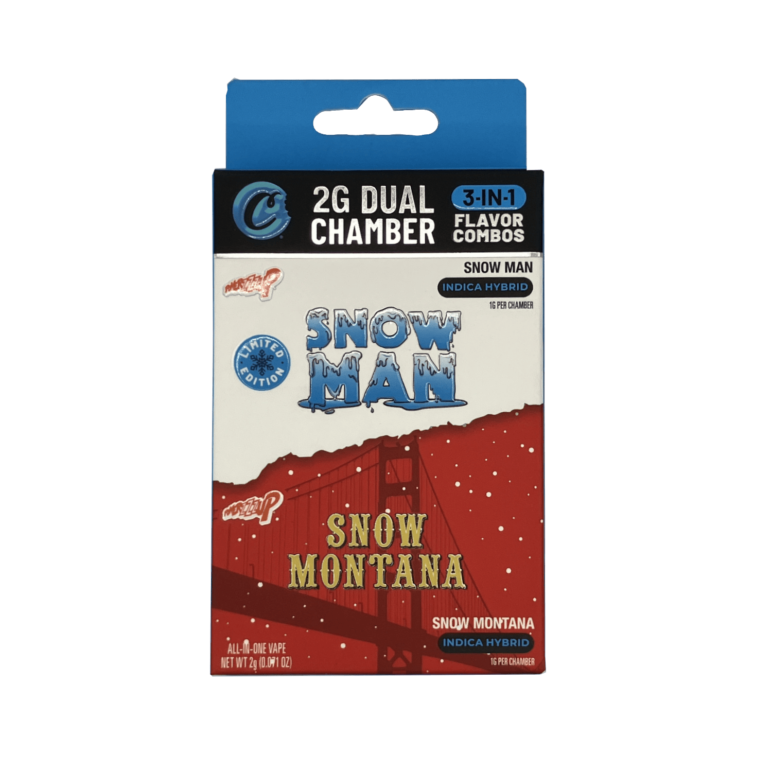 Product: Cookies | Dual Chamber Disposable - 2g - Snowman + Snow Montana