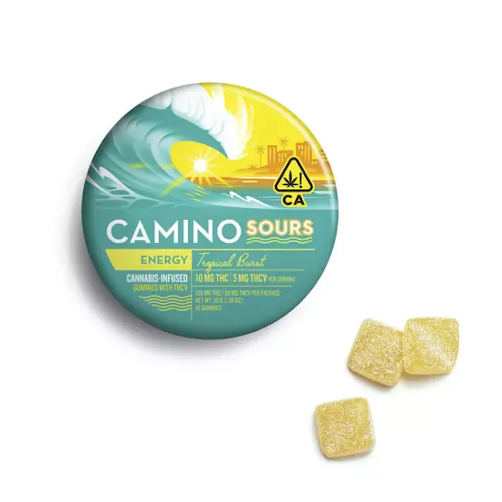 Product Camino Sours Tropical Burst THCV Gummies