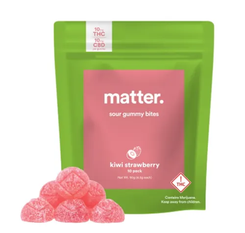 Matter. | Kiwi Strawberry 1:1 | 10mg x 10ct Chewable Gels-1