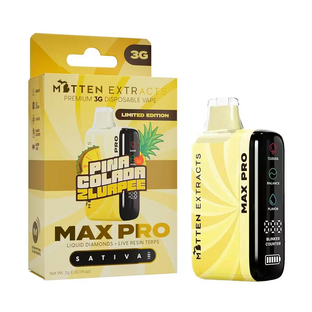Mitten Extracts - 3g MAX PRO Disposable - Pina Colada Zlurpee (S)