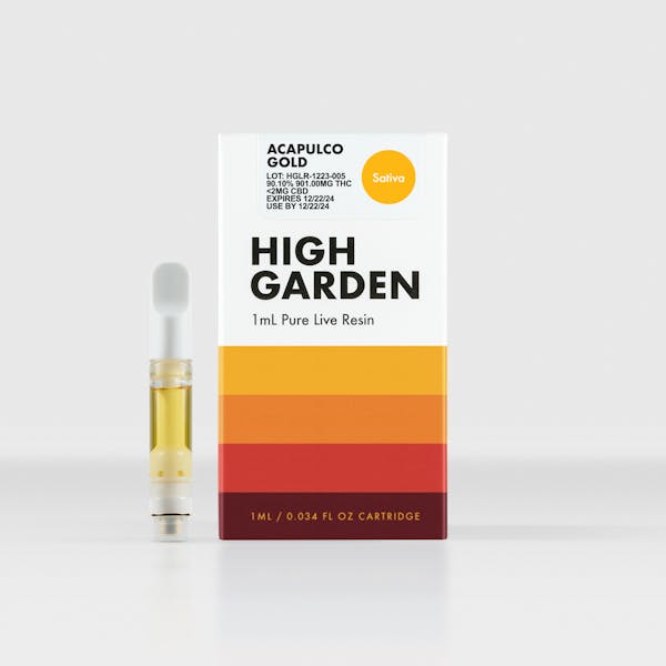 High Garden | Cartridge | Jack Herer | 1g Live Resin 1g Vaporizers | High  Garden 