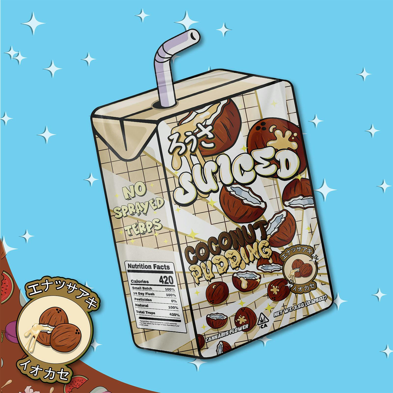 Juiced - 3.5g Prepack - Coconut Pudding