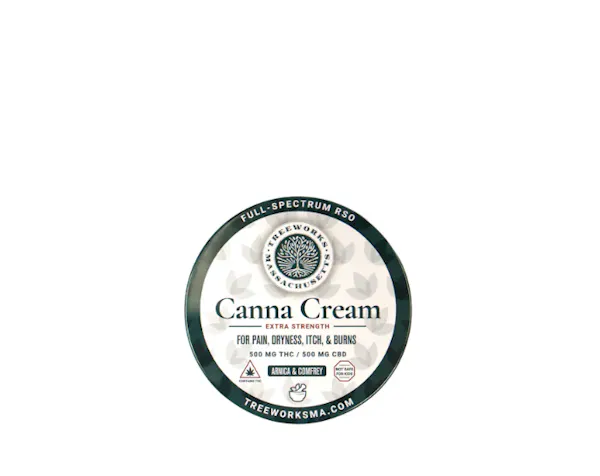 Treeworks 1:1:1 Canna Cream Pro Sport Body Rub (THC:CBD:CBG) 0.5g