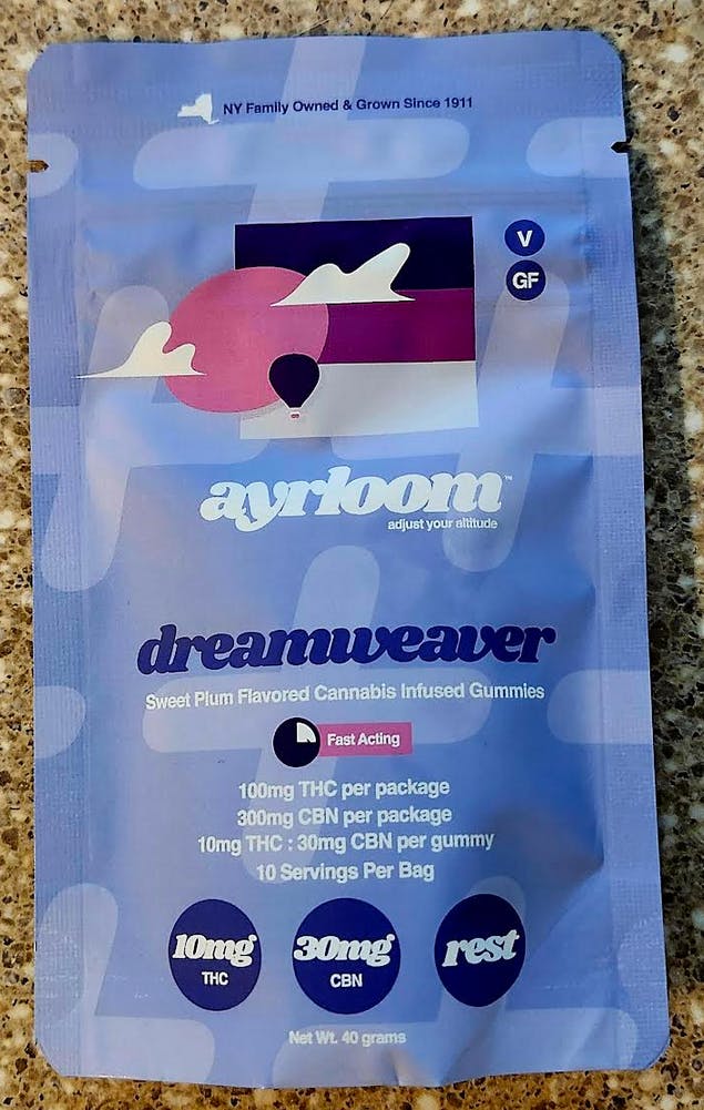Ayrloom | Dreamweaver | 3:1 | 10MG THC : 30MG CBN 10 Pack-1