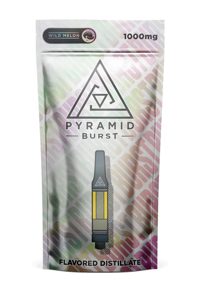 Pyramid Burst Cart Wild Melon 1g (hybrid, cartridges)