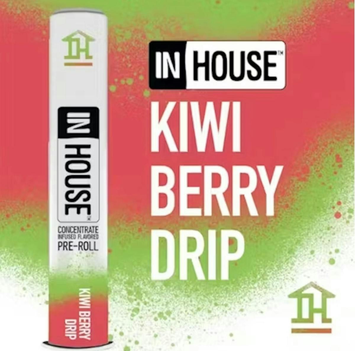 Photo of Kiwi Berry Drip .75g Infused Pre-Roll InHouse