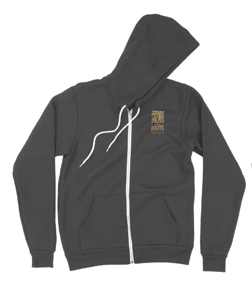 Roots zip up discount hoodie