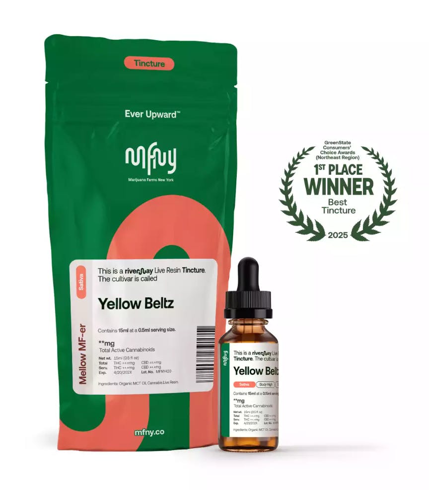 Yellow Beltz | Live Resin Tincture | 15ml | Sativa Dominant | MFNY-0