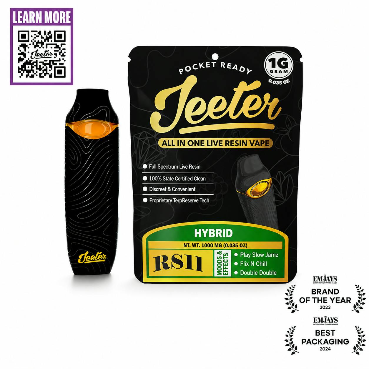 Jeeter - 1g Live Resin Disposable - RS11