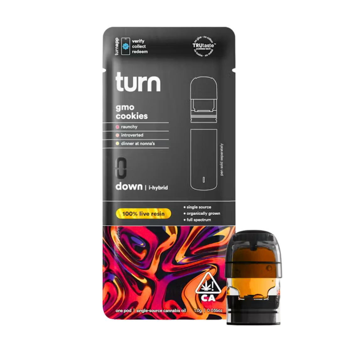 GMO COOKIES LIVE RESIN TURN DOWN POD