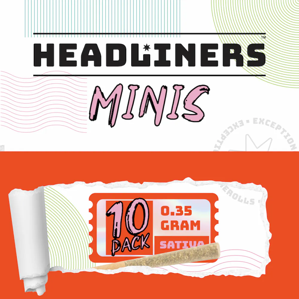 Product Headliners - Pura Vida Pre-Roll 0.35g 10pk (3.5g)