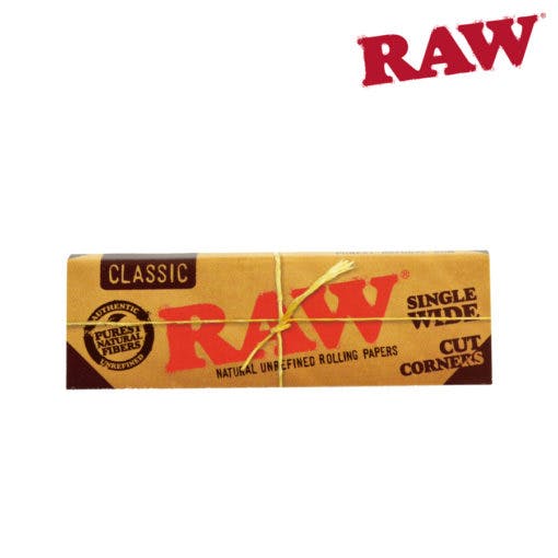 Raw - rolling papers - single wide - classic unbleached