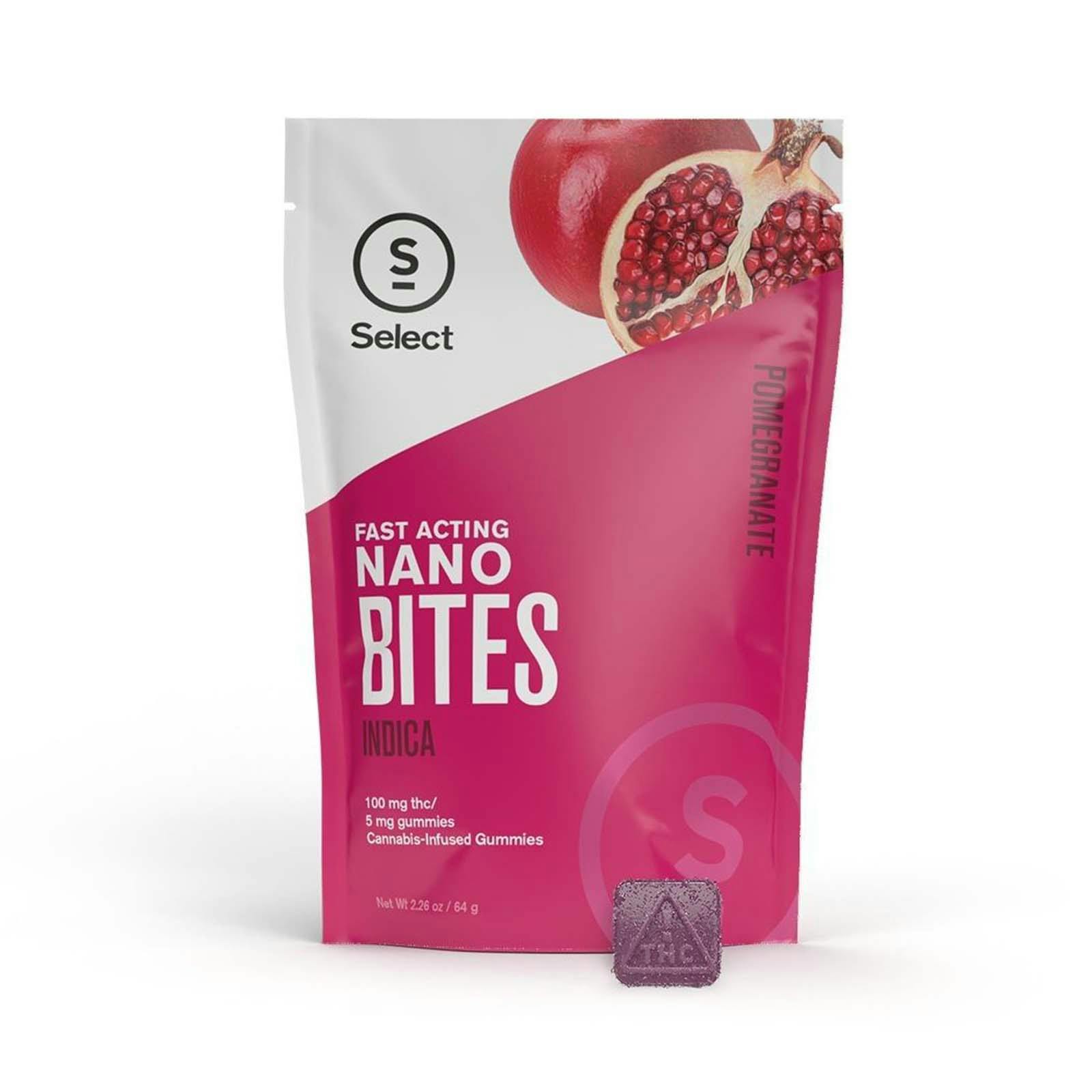 Pomegranate Indica Nano Bites 20Pack 100mg Curaleaf