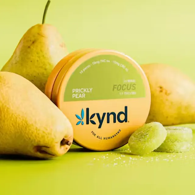Kynd Gummies - Focus Prickly Pear 1:1 THC:CBG 10pk/100mg (hybrid, 2.8g)