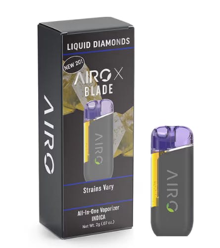 Product DF Airo Liquid Diamonds Disposable - GDP x F1 Durban 2g (Indica)