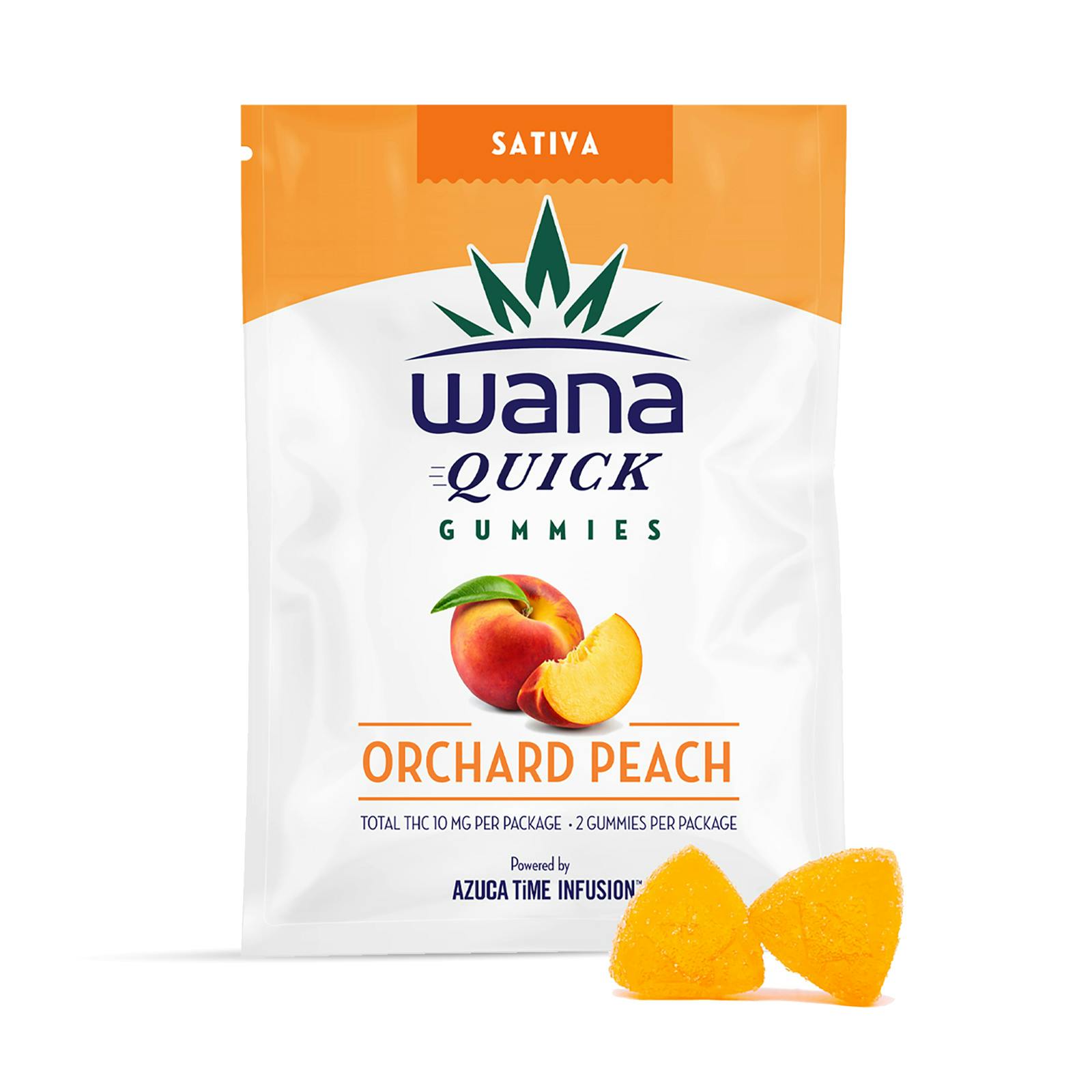 Quick Orchard Peach Sativa Gummies