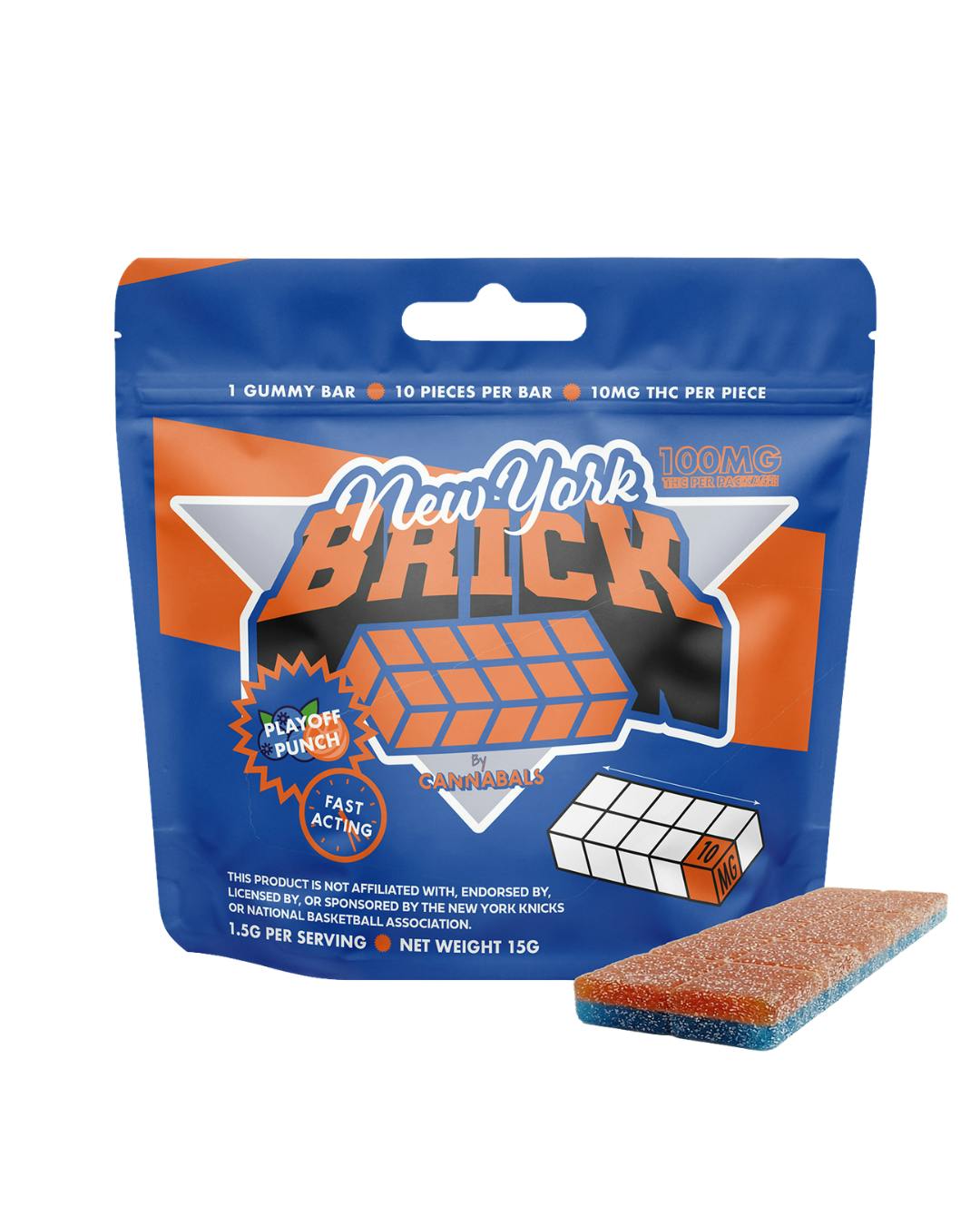 Cannabals Cannabals - Playoff Punch Brick - 100mg - Silk Road NYC