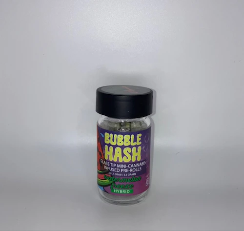 Amnesia - 5-Pack .7g Bubble Hash Infused Prerolls - Watermelon Freeze