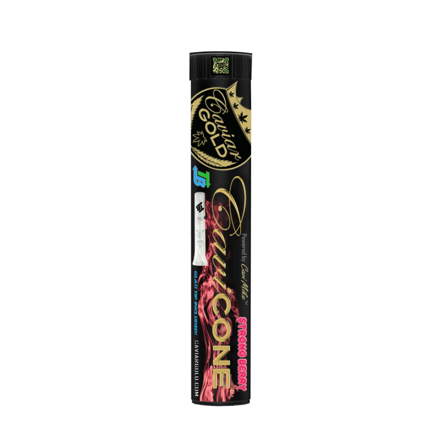 Caviar Gold - Infused Preroll - (1.3g) - **STRONG BERRY** (2/$20)