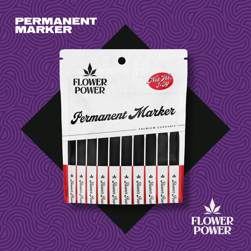 Flower Power Prepackaged Flower | Permanent Marker