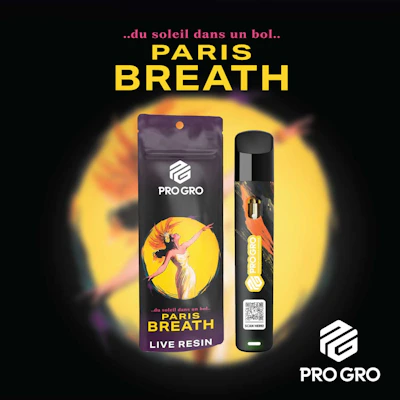 Paris Breath 1g Live Resin Disposable