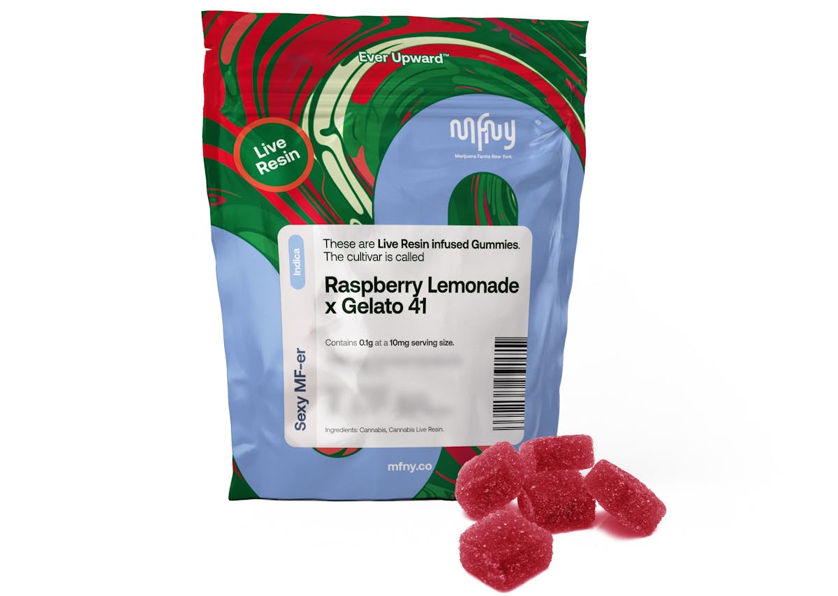 Photo of MFNY | Raspberry Lemonade x Gelato 41 | Live Resin Gummies