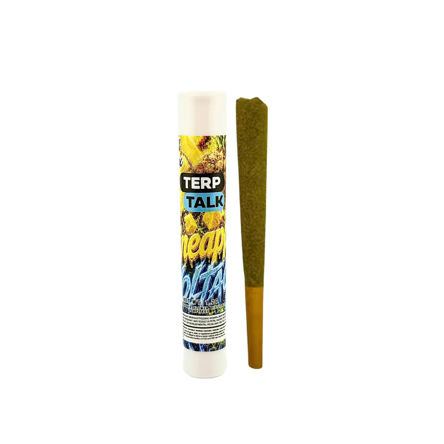 Terp Talk - Chill Stixx Infused Preroll - - **PINEAPPLE VOLTAGE** (4/$9)