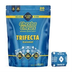 Edibles | Cheeba Chews | Trifecta | 20ct | Caramels | 100mg (5per)
