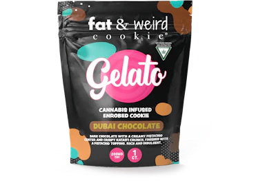 Gelato x Fat & Weird - 200mg Cookie - Dubai Chocolate