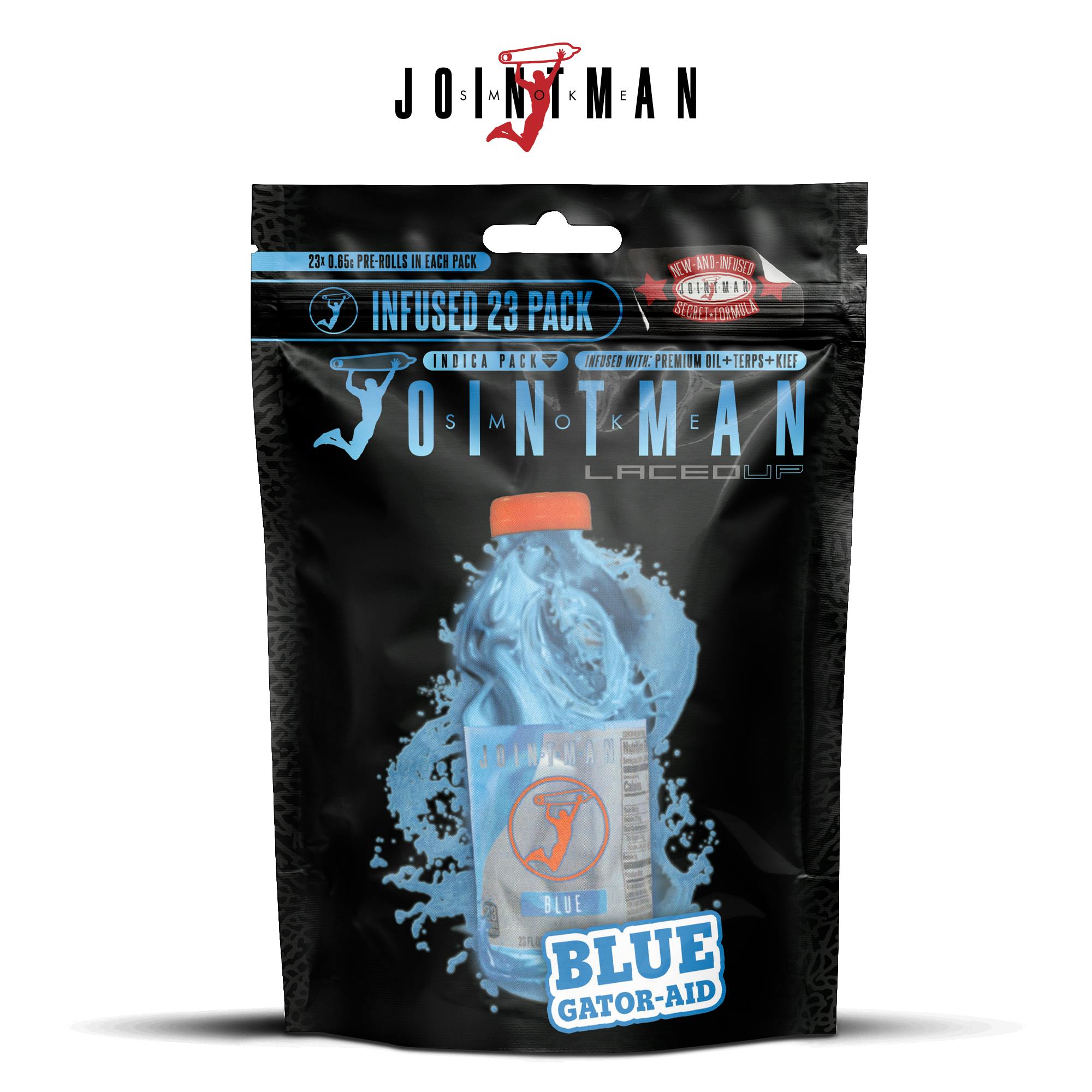 Jointman - 23-Pack .65g Infused Prerolls - Blue GatorAid