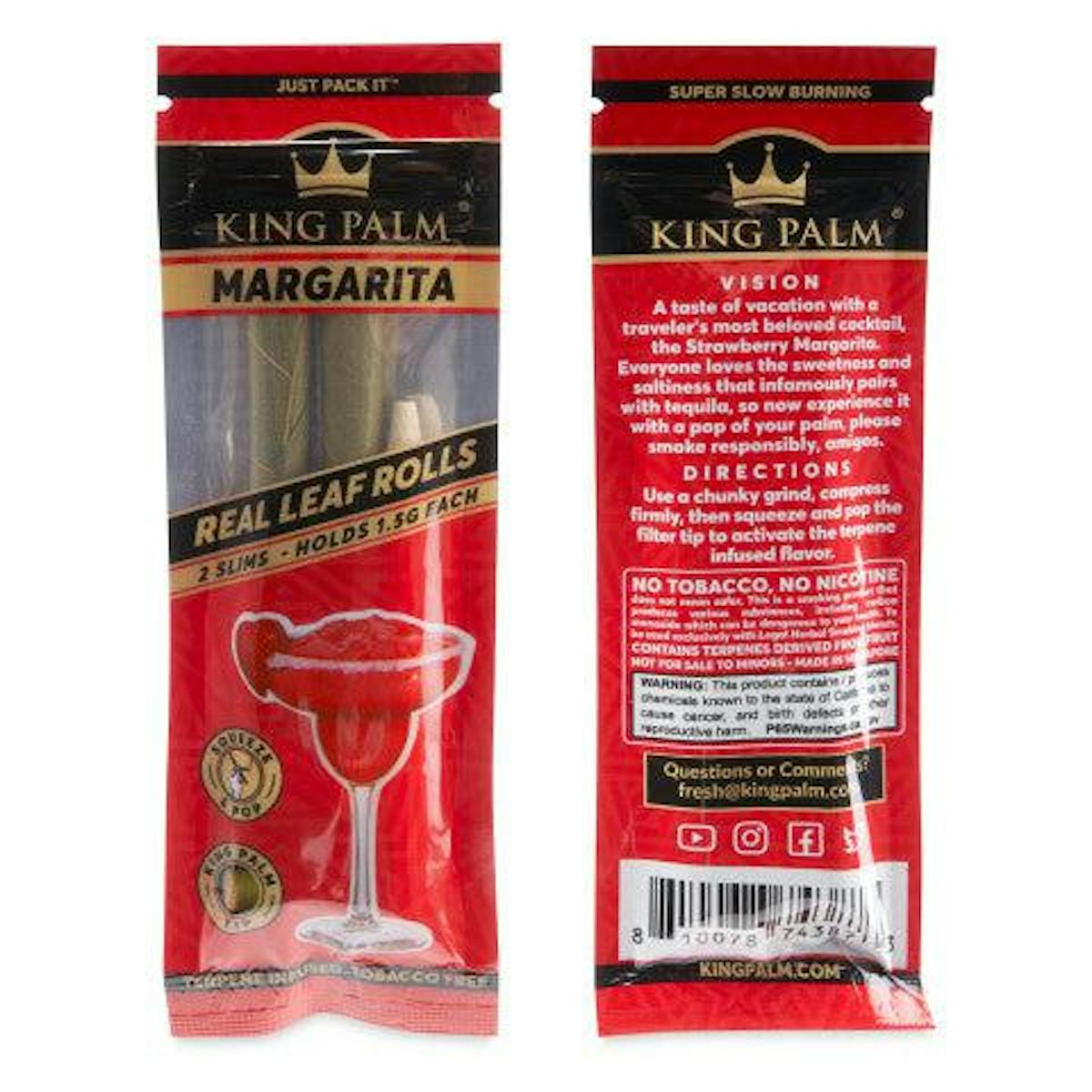 Image of Margarita | King Palm Slim Size 2pk