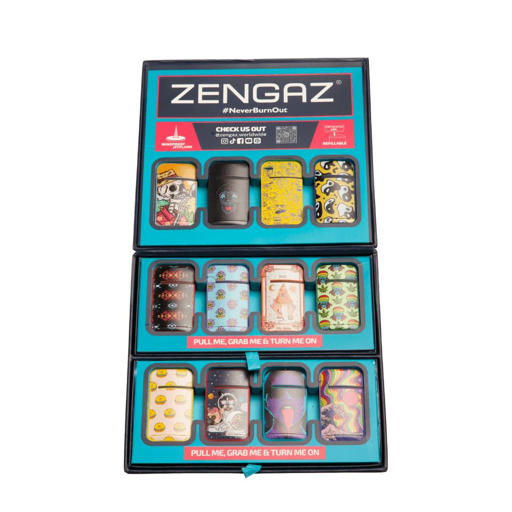 Zengaz Lighter Wing Jet Rubberized Cube Series ZL-13 5-A