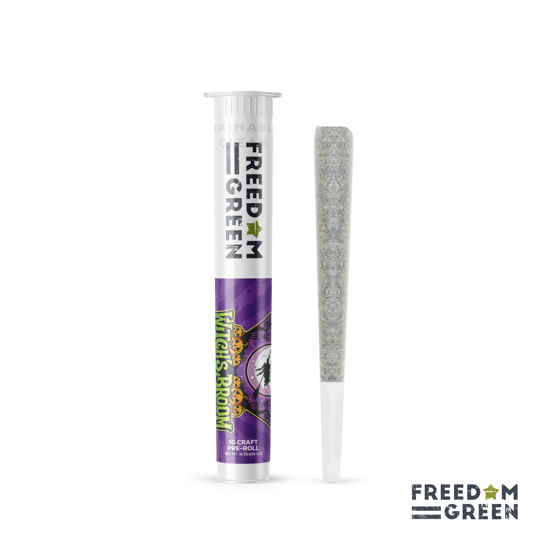 Freedom Green - 1g Preroll - Witch's Broom