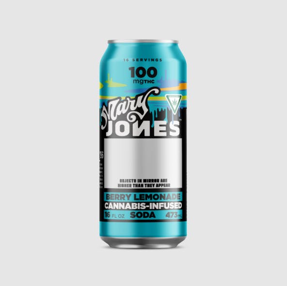 Product: Berry Lemonade Soda | 100mg | Mary Jones